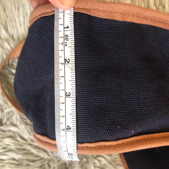 FOSSIL canvas leather messenger portfolio brief - Picture 10 of 11